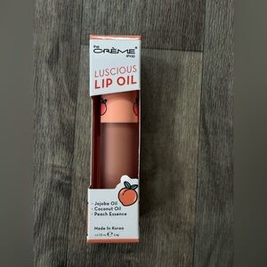 The Crème Shop ~ Luscious Lip Oil ~ Peach Cobbler‎ ~ BNIB